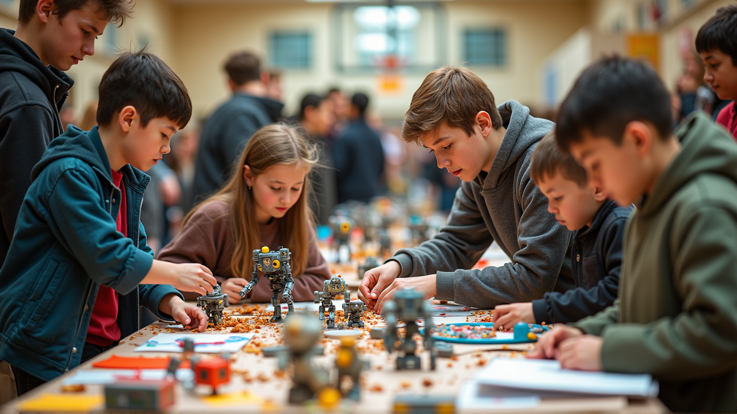 ब्रूवर हाई का क्राफ्ट मेला: रोबोटिक्स के लिए एक सामुदायिक बढ़ावा